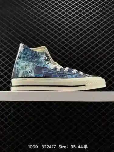 85 Converse Convese Classic 97S Samsung Black Label Zapatos de skate informales y versátiles con cañ
