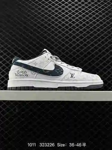3 Nike Dunk Low "LV Co branded White Blue" Código de estilo: DD39-22 talla: 36-46 con medi
