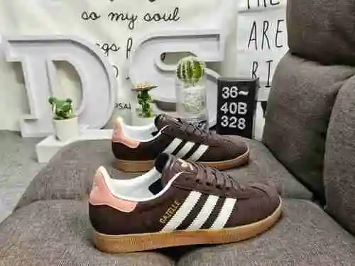 328DADIDAS GAZELLE Clover Campus Casual Board Shoes.
