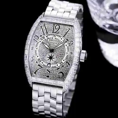Frank Watch Reloj para hombre combinado con movimiento mecánico original completamente automático Ca