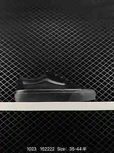 Vans SK8-Low Black Samurai All Black Zapato Cuerpo Gamuza Panel de lona Low Top Casual Skateboarding