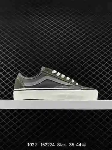 20000 Vans Vault OG Style 36 Retro Dark Green Quan Zhilong Short Head Zapatillas de skate de edición