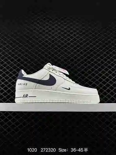 Nike Air Force Nuevo color a juego Air Force Low Top # Horma original Fabricada con cartón original 