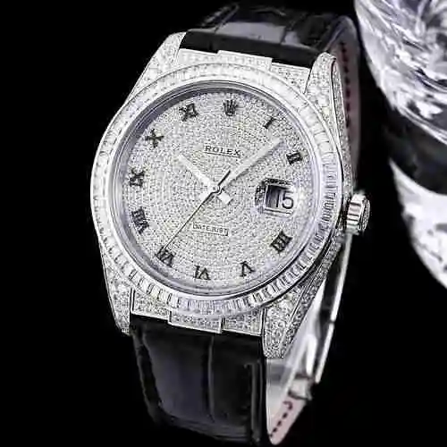 Reloj Rolex para hombre combinado con movimiento mecánico original completamente automático Caja de 