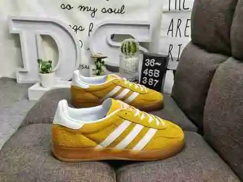 387D company grade true standard half size adlidas origins Gazelle Indoor casual wear resistant ligh