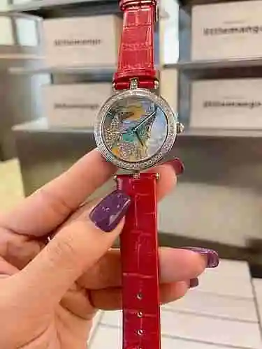 Reloj Vanke Yabao para mujer emparejado con movimiento mecánico original completamente automático Ca