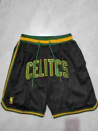 Pantalones de fútbol con bolsillo negro Celtic