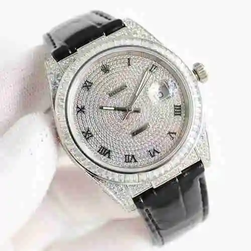Reloj Rolex para hombre combinado con movimiento mecánico original completamente automático Caja de 