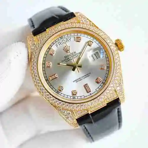 Reloj Rolex para hombre combinado con movimiento mecánico original completamente automático Caja de 