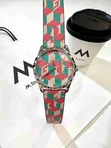 Reloj GUCCI Reloj para mujer combinado con movimiento mecánico original completamente automático Caj