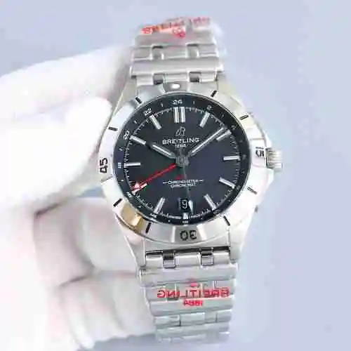Reloj Breitling para hombre combinado con movimiento mecánico original completamente automático Caja