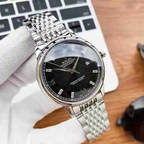 Reloj Rolex para hombre combinado con movimiento mecánico original completamente automático Caja de 