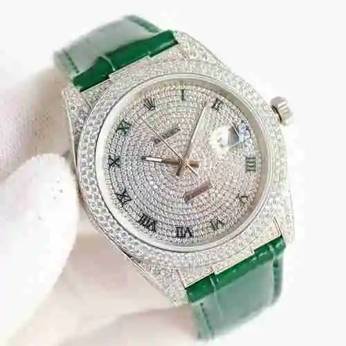 Reloj Rolex para hombre combinado con movimiento mecánico original completamente automático Caja de 
