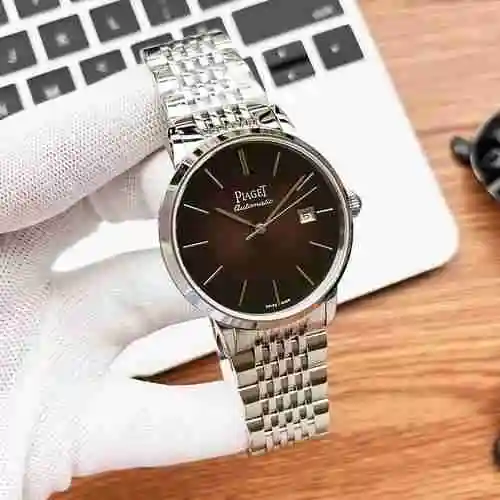 Earl Watch Reloj para hombre combinado con movimiento mecánico original completamente automático Caj