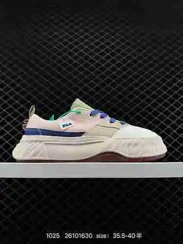 Auténticos zapatos FILA FUSION STACK para mujer 222 Otoño Nueva tendencia Zapatos casuales Suela gru