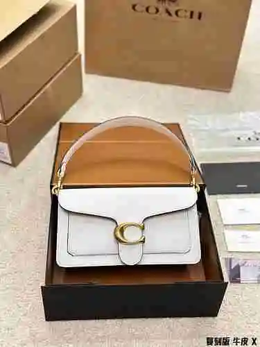 Bolsa para axilas Coa Kou @ Chi hecha de piel de vaca original importada, bolsa de regalo de entrega