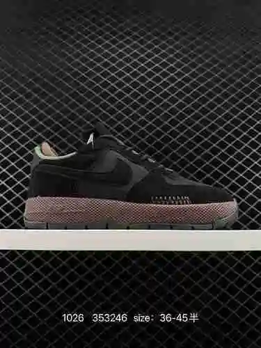 23 zapatillas informales, versátiles y de caña baja Nike Air Force WILD de nivel empresarial. El ren