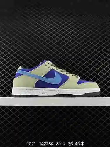 7 Nike SB Dunk Low Dunk Series Low Top Zapatos deportivos casuales para patineta Hechos de cuero sua