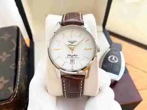 Reloj Longines para hombre combinado con movimiento mecánico original completamente automático Caja 