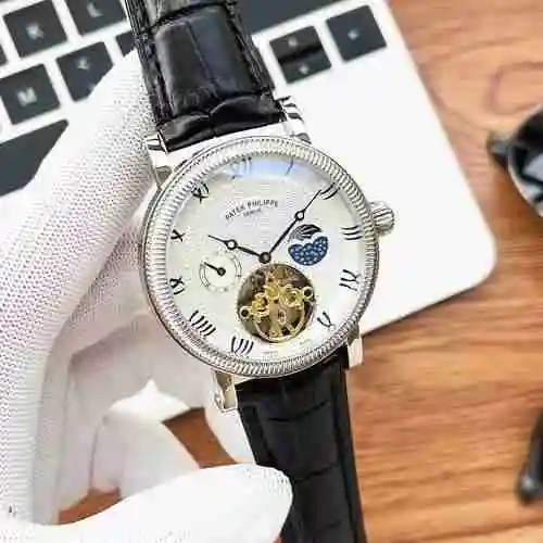 Reloj Patek Philippe para hombre combinado con movimiento mecánico original completamente automático