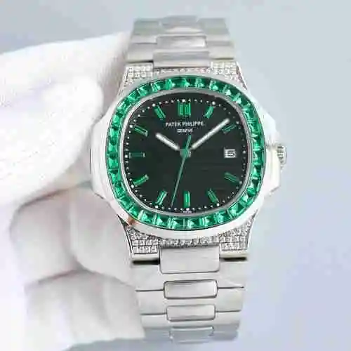 Reloj Patek Philippe para hombre combinado con movimiento mecánico original completamente automático