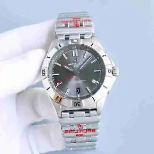 Reloj Breitling para hombre combinado con movimiento mecánico original completamente automático Caja