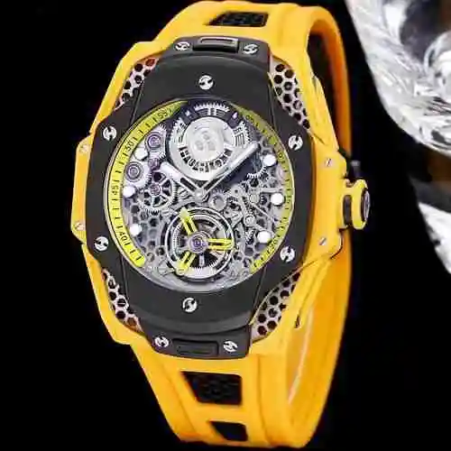 Yubo Watch Reloj para hombre combinado con movimiento mecánico original completamente automático Caj