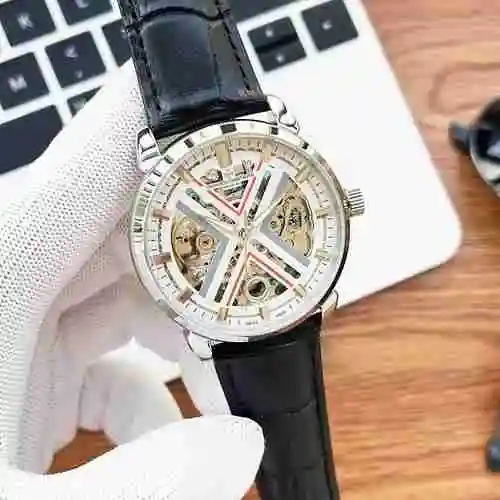 Jiangshi Danton Watch Reloj para hombre combinado con movimiento mecánico original completamente aut