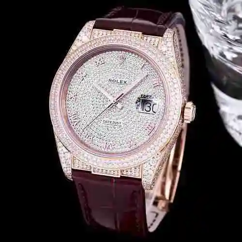 Reloj Rolex para hombre combinado con movimiento mecánico original completamente automático Caja de 
