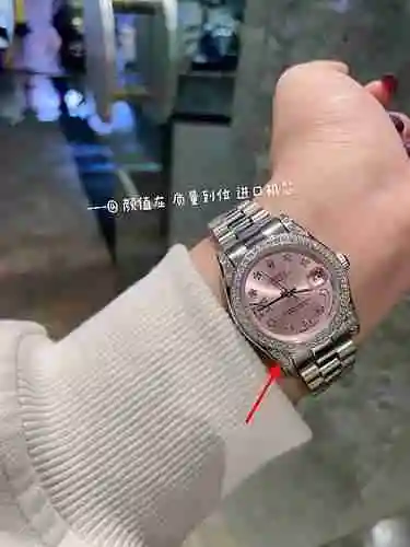 Reloj Rolex para mujer combinado con movimiento mecánico original completamente automático Caja de a