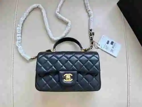 CH Chanel Chain Bag adopta una bolsa de regalo de entrega de alta calidad de piel de vaca original i