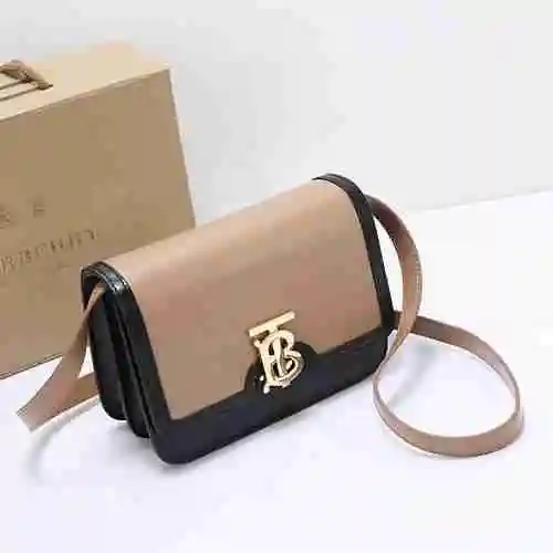 El bolso bandolera BUR Burberry está hecho de cuero original importado de primer nivel y una versión