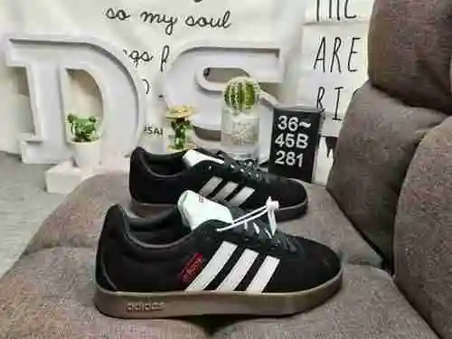 281D Adidas VL Court 2.0 NEO series breathable, comfortable, lightweight casual shoes