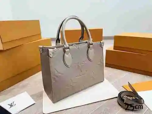El bolso LV adopta una bolsa de regalo de entrega de alta calidad de piel de vaca original importada