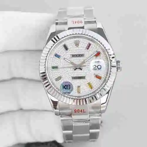 Reloj Rolex para hombre combinado con movimiento mecánico original completamente automático Caja de 