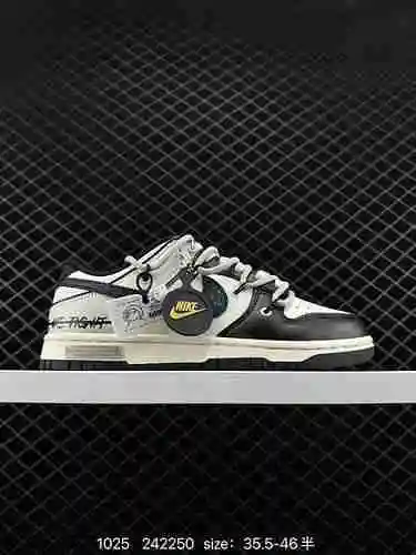 2 nivel de empresa [zapatillas personalizadas] Nike Dunk Low Nike SB Low Top Robinson Graffiti Cordo