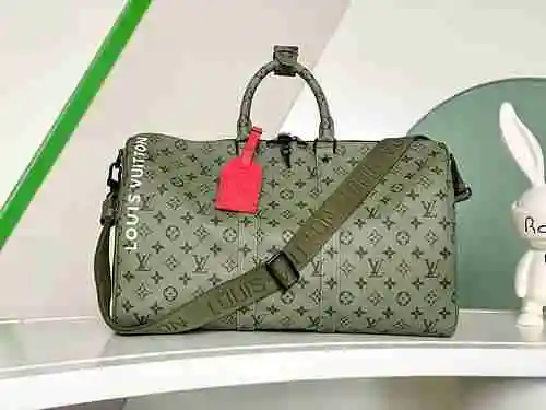 Bolsa de viaje exclusiva para hombre, lona original importada de primera calidad, bolsa de regalo co