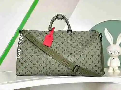 Bolsa de viaje exclusiva para hombre, lona original importada de primera calidad, bolsa de regalo co