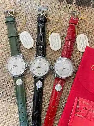 Reloj Omega para mujer combinado con movimiento mecánico original completamente automático Caja de a