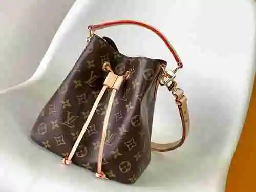 Bolso tipo cubo LV hecho de material de lona importado, bolsa de regalo de entrega de alta calidad, 
