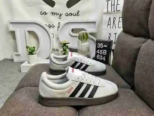 634D Adidas VL Court 2.0 NEO series breathable, comfortable, lightweight casual shoes