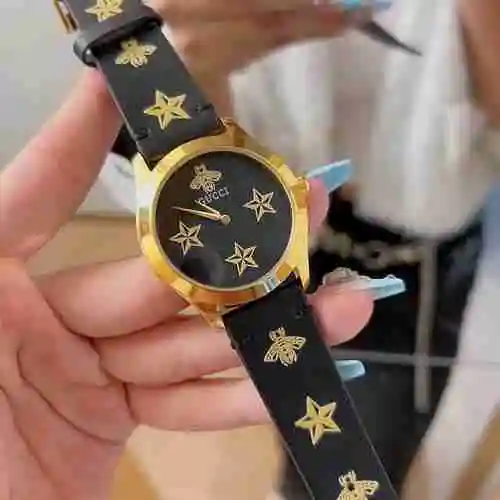 Reloj GUCCI para mujer con movimiento mecánico original totalmente automático, caja de acero de prec