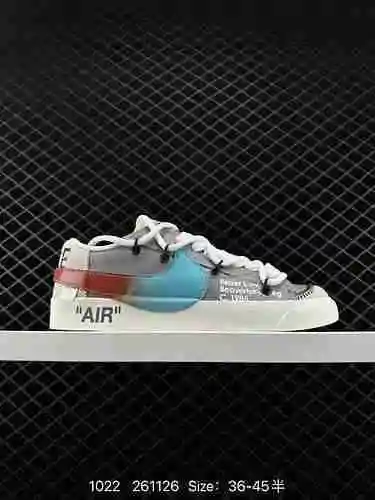 3 Nike Blazer bajo" 977 Vintage Classic Pioneer Low Top Zapatillas casuales versátiles " D