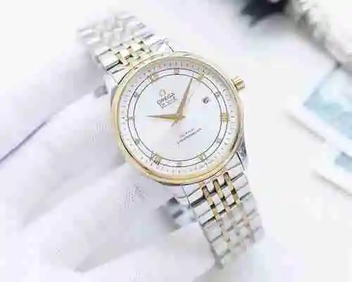 Reloj Omega para hombre combinado con movimiento mecánico original completamente automático Caja de 