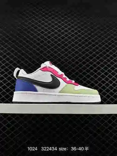 7 NIKE COURT VISION LOW Pieza versátil. Desde una perspectiva frontal, interior, exterior, frontal y