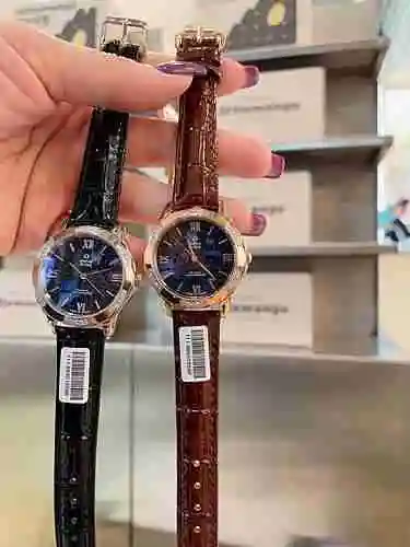 Reloj Omega para mujer combinado con movimiento mecánico original completamente automático Caja de a