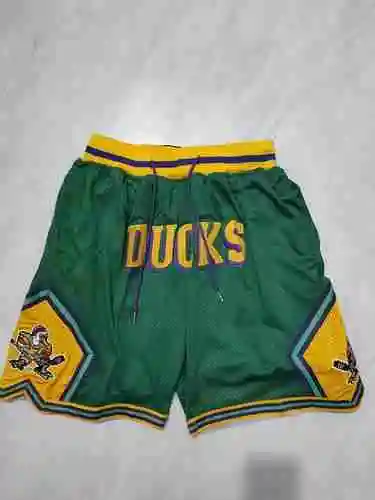 Pantalones de pelota de bolsillo verde pato de hockey sobre hielo