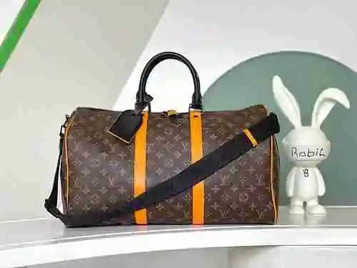 Bolsa de viaje exclusiva para hombre LV hecha de piel de vaca original importada Bolsa de regalo con