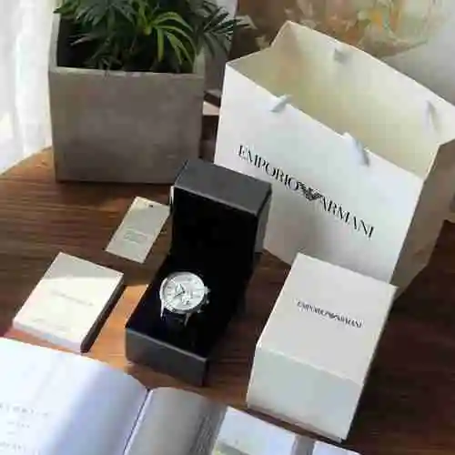 Armani Watch Reloj para hombre combinado con movimiento mecánico original completamente automático C