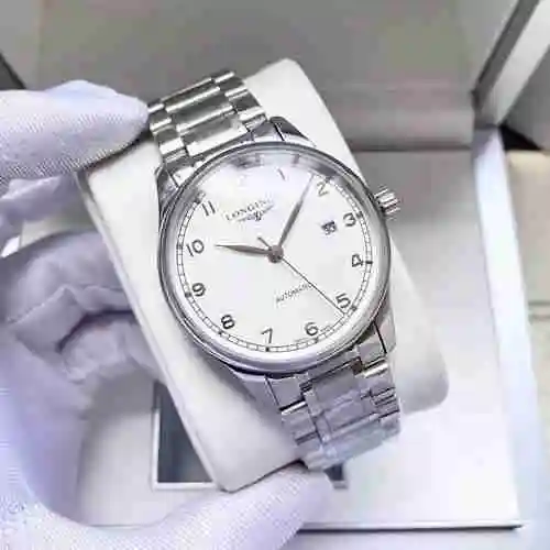 Reloj Longines para hombre combinado con movimiento mecánico original completamente automático Caja 
